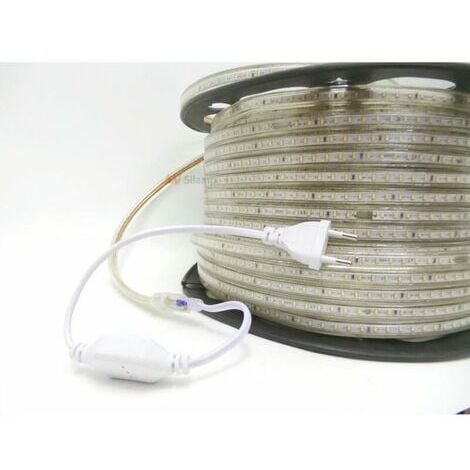 LED strip 220V Cuttable 5050 25M IP65 60LED/m - White - 6000K