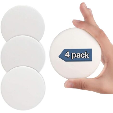 4 Pack 8cm Wall Protective Door Stops, Larger Silicone Door Handle ...