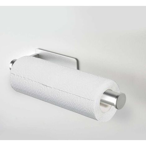 Paper Towel Holder Kitchen Roll Holder Toilet Bathroom No Drilling, Aluminum, 26.5cm
