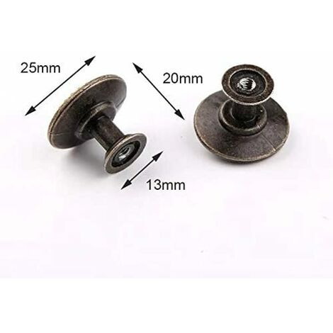 Cabinet Knobs 12 Pieces Dresser Handle Bronze Drawer Knob Vintage Furniture Knob Cabinet Door Knobs with Screws Cabinet Handles Knob for Cupboard Drawer Kitchen