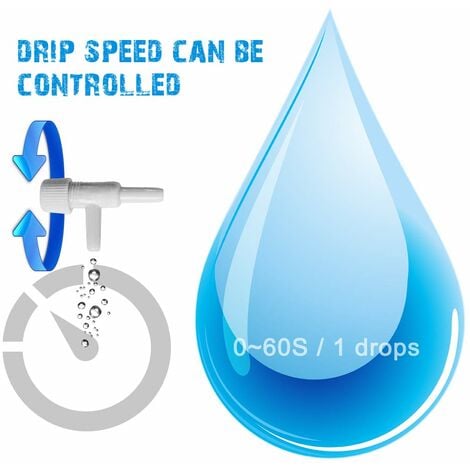Automatic Plant Watering System with Slow Release Control Valve Switch, Self Watering Devices for Holidays, Caring for Your Indoor Outdoor Plants, for Home, Office, 12 Pack