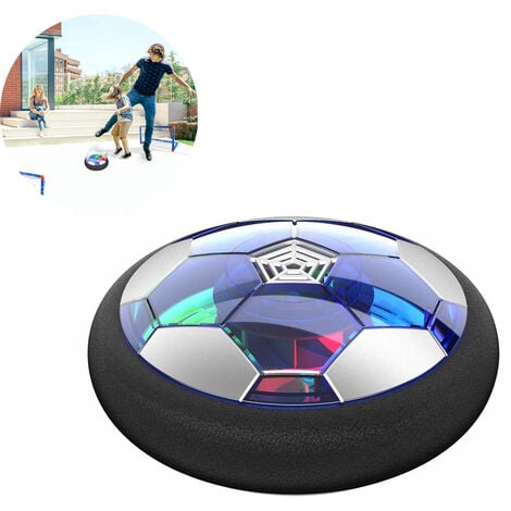 Baztoy Air Power Soccer Goal Set, Rechargeable Kids Toy, Soccer Ball with Inflatable Ball, Basketball, LED Light, Christmas Gifts, Indoor Outdoor Games for Boys and Girls