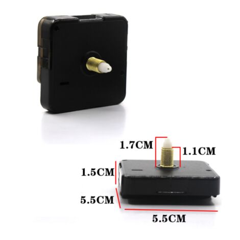 Quartz Wall Clock Movement Mechanism Battery Operated Clock Accessory for DIY Clock Repair Replacement Part