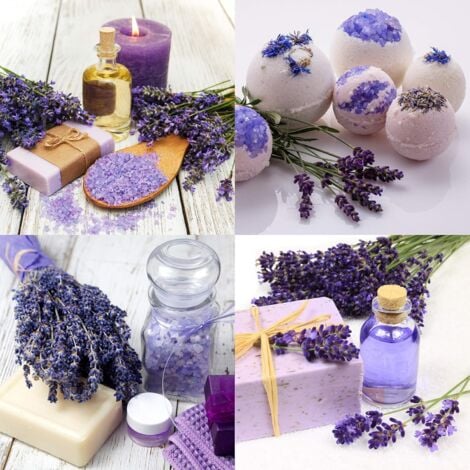 Bag of 25 sachets of dried lavender flowers Lavender sachets for drawers and cupboards