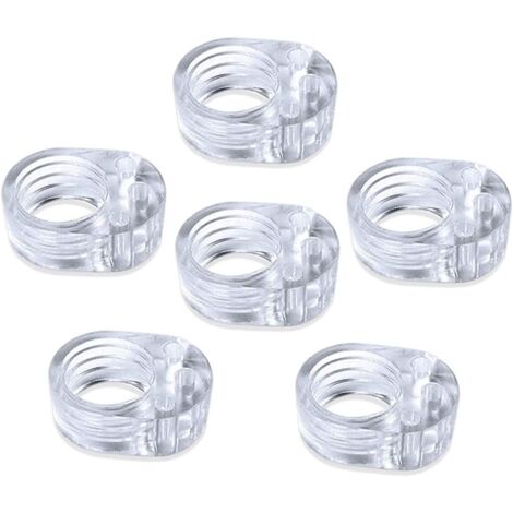 Door Stoppers, 6 Pieces Rubber Door Leveling Silicone Door Stopper,Door Stoppers Door Handle Stopper Door Bumper Wall Protector Block Door Anti-Handle Door Stopper (1/5)