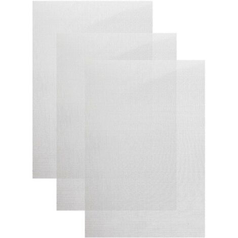 3 Pieces Bumper Stainless Steel Mesh Crack Repair Hole Repairing Mesh Net, Model: Silver (1/5)