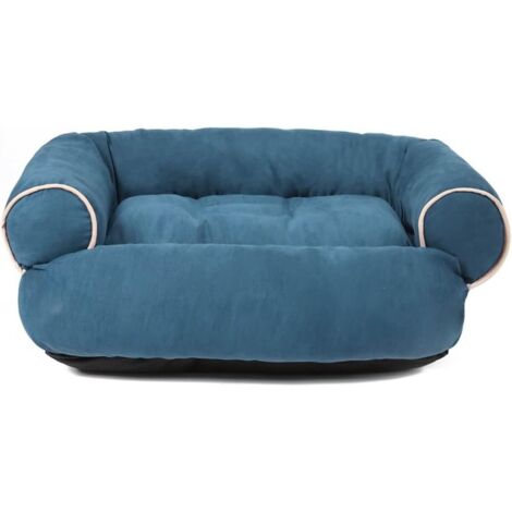Deep Sleeping Dog Sofa Bed High Quality Cat Litter Winter Warmer Thicker Pet Bed for Small Cats and Dogs (2XL,Blue) (1/4)