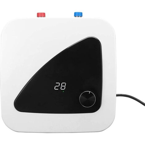 Electric Tankless Water Heater,Mini Instant Water Heater,Undercounter Water Heater,Electric Water Heater with Digital Display Under Kitchen Sink (1/5)