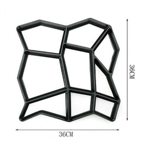 Garden paving mould, plastic ground mould, cement mould, concrete floor mould, 3636cm pattern