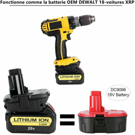 20V DCA1820 Battery Adapter For 18V Dewalt Tools, 20V Lithium - Main Image