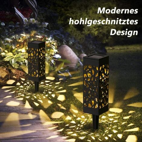 Solar Powered Garden Lights Outdoor, Görvitor Solar Powered Garden Lights Outdoor Landscape Lights Garden Lights Led Decoration Solar Lights for Patio Lawn Paths (IP65 Waterproof)