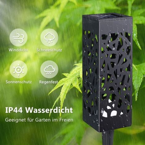 Solar Powered Garden Lights Outdoor, Görvitor Solar Powered Garden Lights Outdoor Landscape Lights Garden Lights Led Decoration Solar Lights for Patio Lawn Paths (IP65 Waterproof)