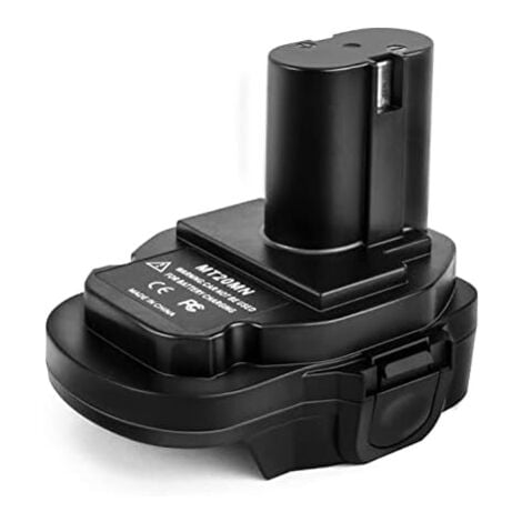Makita 18V Ni Cordless Power Tool Battery Adapter Converter Compatible with Makita 18V Lithium Battery BL1820 BL1830 BL1840 BL1850 BL1860.