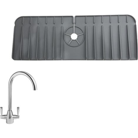 Kitchen Sink Splash Guard,Kitchen Sink Splash Guard - Kitchen Faucet Sink Splash Guard, Sink Drain Pad Behind Faucet for Bathroom