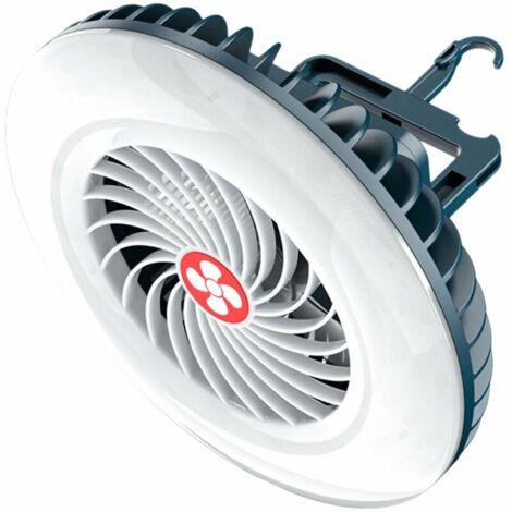 [Light with Fan + Rechargeable Battery + Power Indicator] New LED Camping Fan Light USB Rechargeable Multifunctional Emergency Light CH2TU74ORD (1/5)