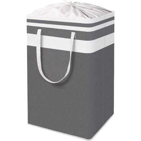 laundry bin white canvas laundry bag