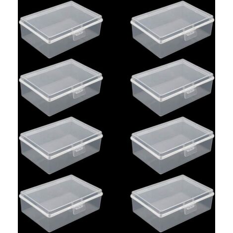 Small plastic clear containers sales