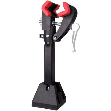 Bike Workstands, Wall Mount Bike Repair Spring, Mechanical Bicycle Maintenance Rack Tripod, Foldable Bicycle arae Ranement Rack with Shoe Adjustment (1/5)