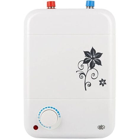 Mini Electric Tank Water Heater, Instant Electric Water Heater, for Kitchen/Bathroom/Hotel/Barber Shop