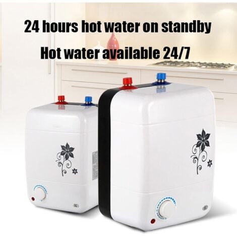Mini Electric Tank Water Heater, Instant Electric Water Heater, for Kitchen/Bathroom/Hotel/Barber Shop