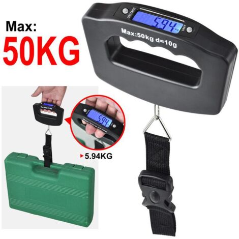 Electronic Luggage Scale Maximum 50kg Portable Digital Scale for Luggage Travel - (1/4)