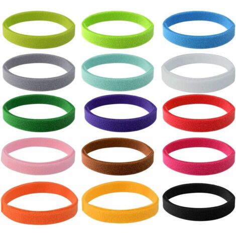 15pcs Puppy ID Collars, Adjustable Soft Puppy Kitten Collars, For Newborn Pets 15 Colors wndAnDtOMKt