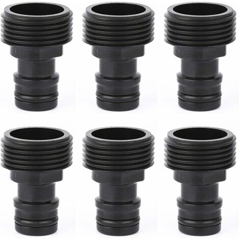 3/4 Male Adapter: For connecting female irrigation equipment to the system, 26 mm (G 3/4) male thread 6 pieces (1/5)