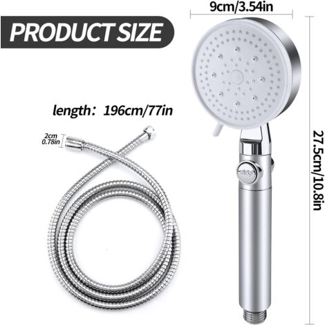 Square Slim Shower Head Rectangle 1 Mode Shower With - View #11
