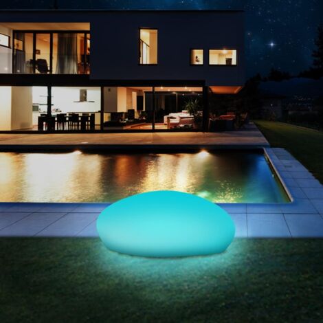 Outdoor Solar Lights, Solar Garden Lights Outdoor, IP67 Waterproof LED Solar Lights 40cm Solar Ball Solar Powered Lamps with 9 Color Light Modes