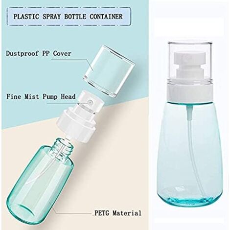 30ml 60ml 80ml 3 pcs Empty Travel Bottles and Spray Bottles Small Bottles for Cosmetic Makeup