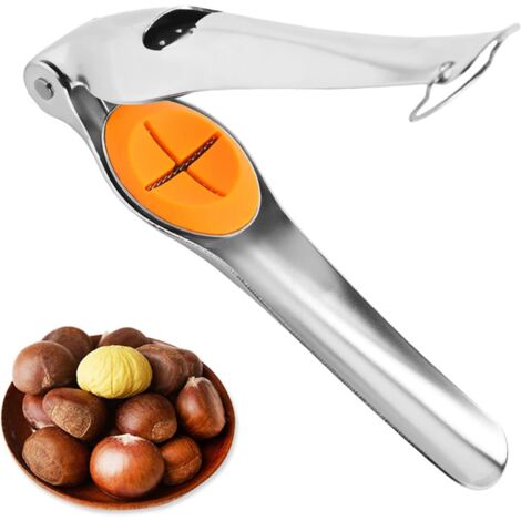 Chestnut Opener Chestnut Pliers Almond Cracker Portable Chestnut Cracker Opener Stainless Steel Nut Cracker Suitable for Chestnuts, All Kinds of Nuts, Multifunctional Kitchen Accessories (1/5)