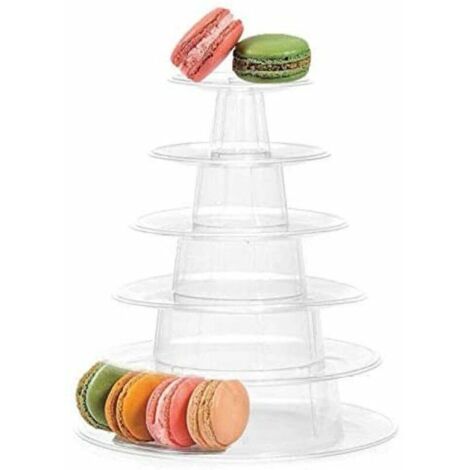 1pcs 6 tier macaroon tower cake stand cupcake stand wedding cake stand for dessert and food baking service hP8tqLdRmR (1/5)