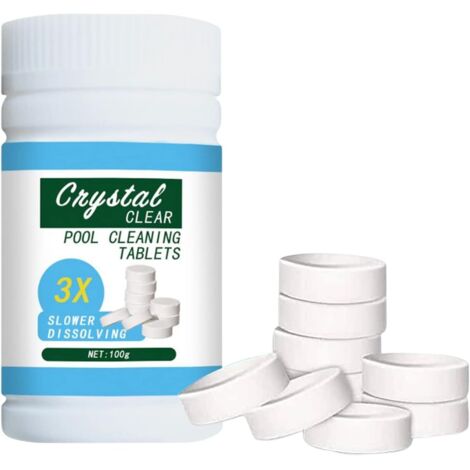 Swimming pool effervescent tablets