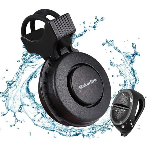 Bike Bell Bicycle Bell USB Rechargeable 120DB Invisible Cycling Alarm Loud Waterproof Horn 3 Alert Modes Ring for Road Bike Scooter Handlebar (1/5)