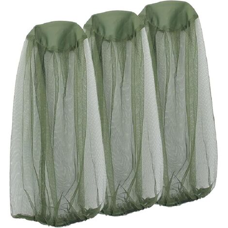 Mosquito Cap, Mosquito Head Net Head Face Protection Optimal Visibility Breathable Mosquito Repellent Hat, Mosquito Head Net for Beekeeping Fishing (1/5)