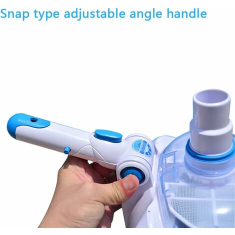thumbnail image 2 of Pool Vacuum Hot Tub Vacuum Spa Vac, Manual Cordless Spa Vacuum Cleaner Inflatable Hot Tub With Constant Suction, Spa Wand , 10FT Handheld Flexible Hose With 3 Heads For Dirt, Grass Aspirateur Piscine 2 of 14