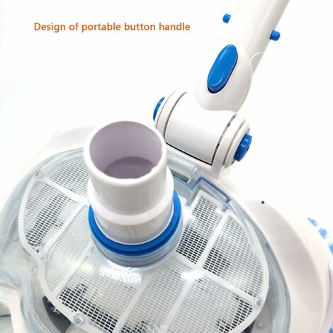 thumbnail image 2 of Pool Vacuum Hot Tub Vacuum Spa Vac, Manual Cordless Spa Vacuum Cleaner Inflatable Hot Tub With Constant Suction, Spa Wand , 10FT Handheld Flexible Hose With 3 Heads For Dirt, Grass Aspirateur Piscine 2 of 14