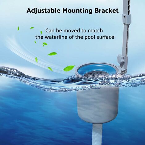 Surface Skimmer, Swimming Pool Automatic Surface Skimmer, with Corrosion Resistant, for Swimming Pool Cleaning