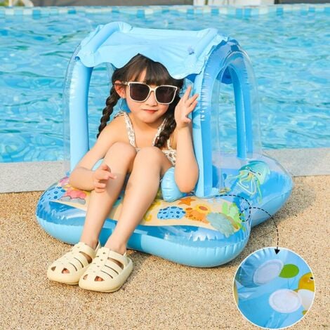 Baby Pool Floats Baby Inflatable With Shade SwimWays Baby Spring