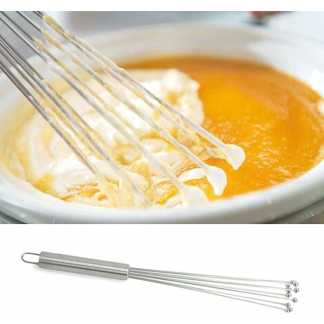 1pc Kitchen Silicone Whisk Non-Slip Easy to Clean Egg Beater Milk Frother  Kitchen Utensil Kitchen