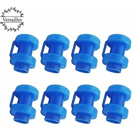 Orchid-8 Pieces Trampoline End Caps Net Rod End Caps, 25mm Diameter Trampoline Replacement Parts for Trampoline Net Rods (Blue) (1/5)