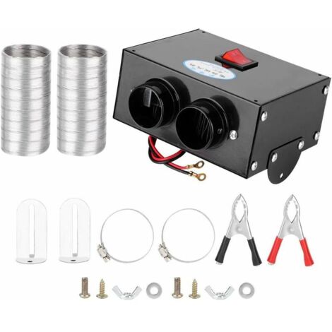 Car Heater, 500W Fully Automatic Car Heater, Quiet, Low Consumption, Portable, Clean Air Heater, Defroster, Defroster (24V) (1/5)