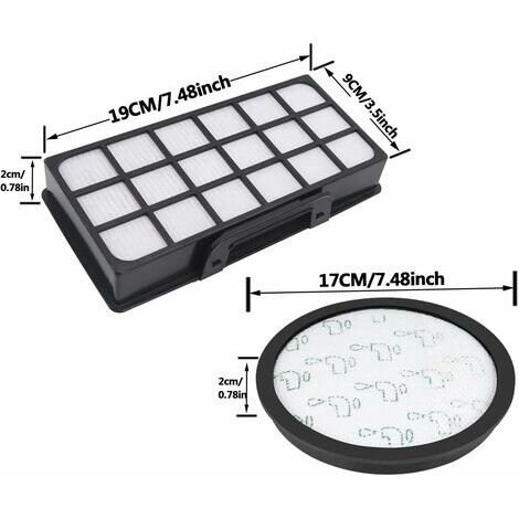 Filters for Rowenta Silence Force Cyclonic 4aaaa Ro76xx Model