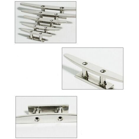 Stainless steel boat clip 6 polished boat accessories rope base 1pcs