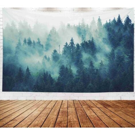 Gray Tapestry Wall Hanging, Living Room Bedroom Decoration Tapestries By Printed 150X150cm