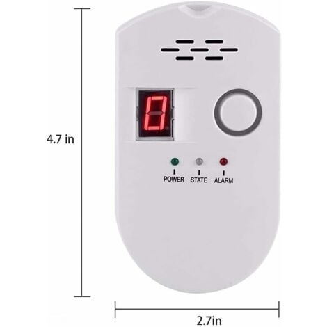 Digital Natural Gas Detector High Sensitivity Gas Leak Detector for Kitchen