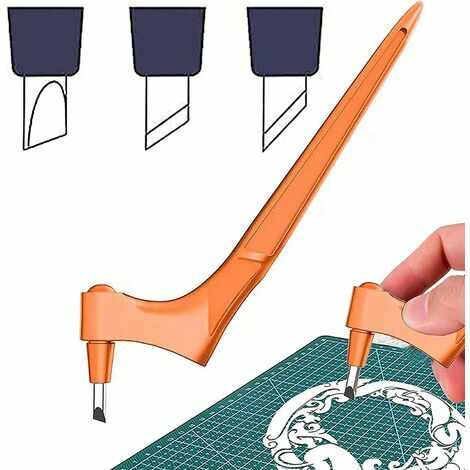 Art Cutting Tool Craft Cutter 360 Degree Rotation Stainless Steel Handheld  Engraving Paper Cutting Tool Hand Art Cutting Tool