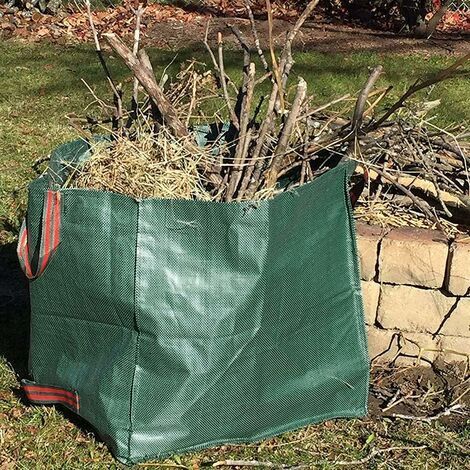 Set of 2 Leaf Bag Holders for Collecting Leaves, Reusable and Heavy Duty Gardening Bags