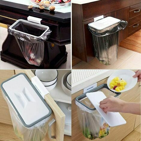 SONGMICS Trash Can, 2 x 8 Gal Garbage Can for Kitchen, with 15 Trash Bags,  2 Compartments, Plastic Inner Buckets and Hinged - AliExpress