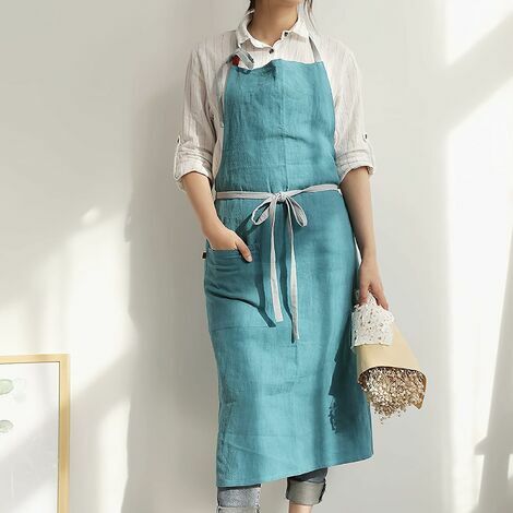 Womens kitchen aprons clearance with pockets